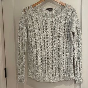 Gray Knit sweater via Vince